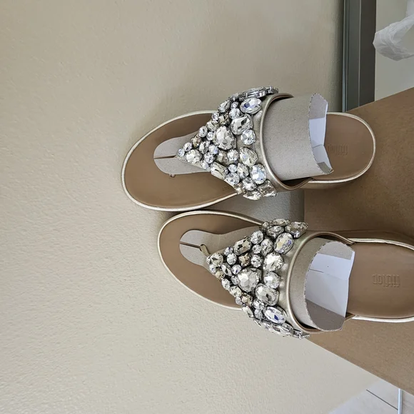 Fitflop Shoes Fitflop Tan Embellished Sandals Poshmark